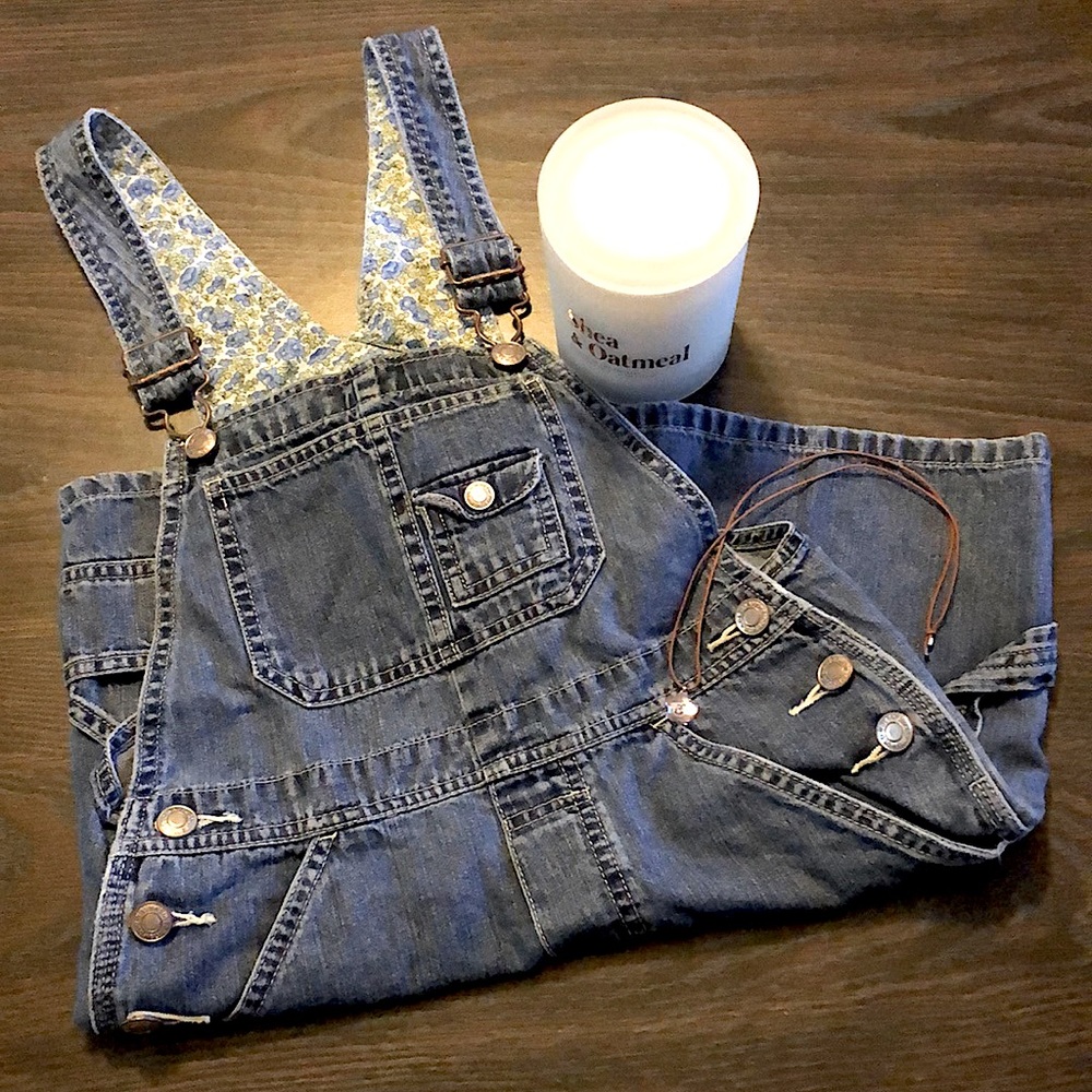 Children’s Jean Short Overalls